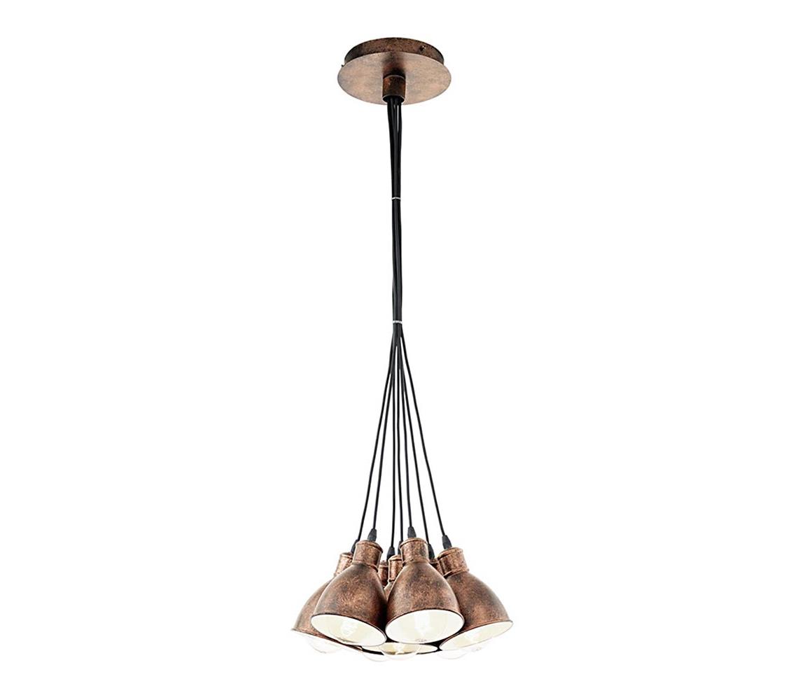 Eglo 49494 - Żyrandol PRIDDY 1 7xE27/60W/230V