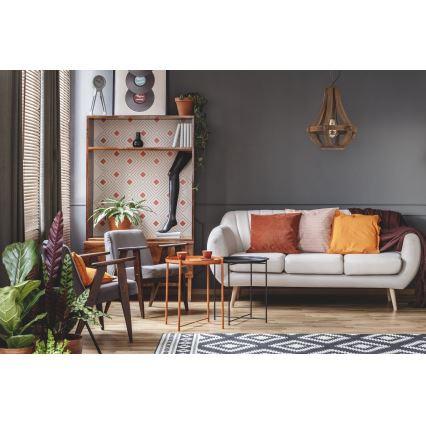 Eglo 49724 - Żyrandol na łańcuchu KINROSS 1xE27/60W