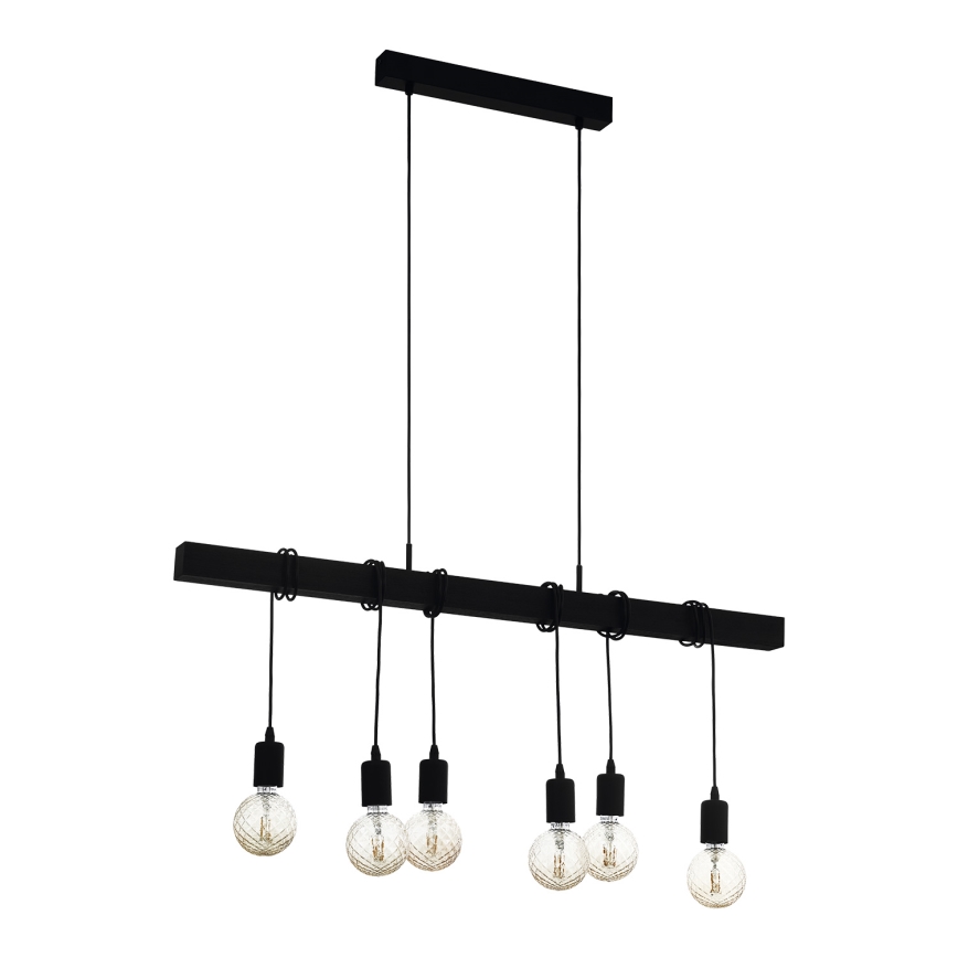 Eglo - Lampa wisząca TOWNSHEND 6xE27/60W/230V
