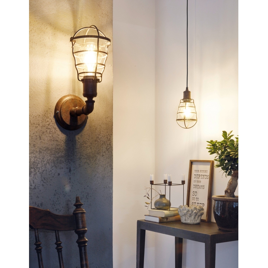 Eglo - Lampa wisząca 1xE27/60W