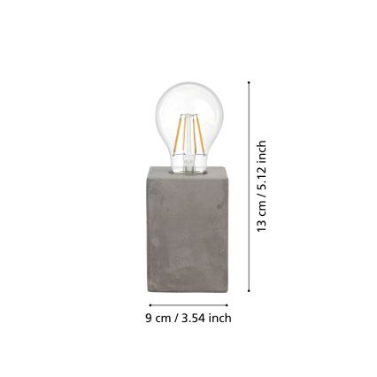 Eglo - Lampa stołowa 1xE27/60W