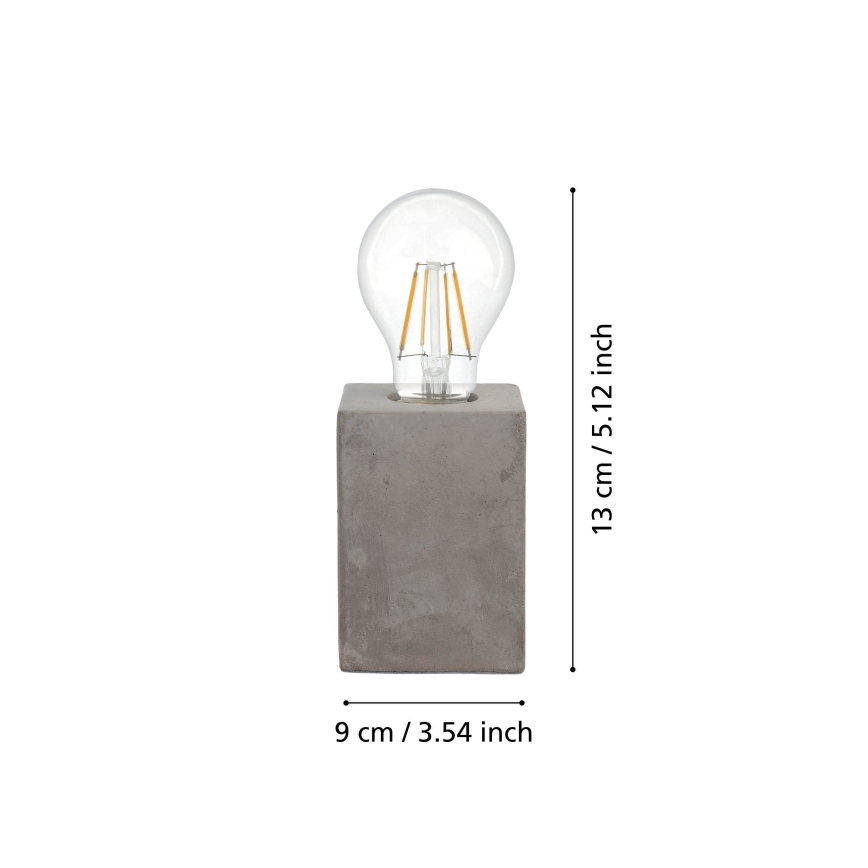 Eglo - Lampa stołowa 1xE27/60W