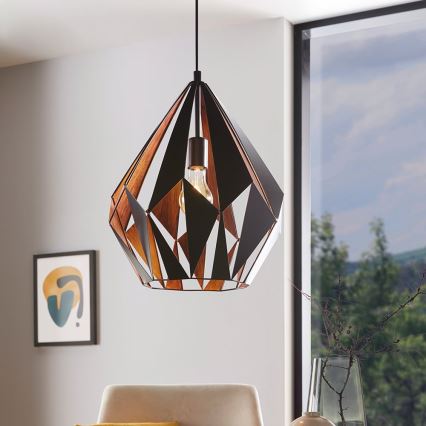 Eglo - Lampa wisząca 1xE27/60W/230V