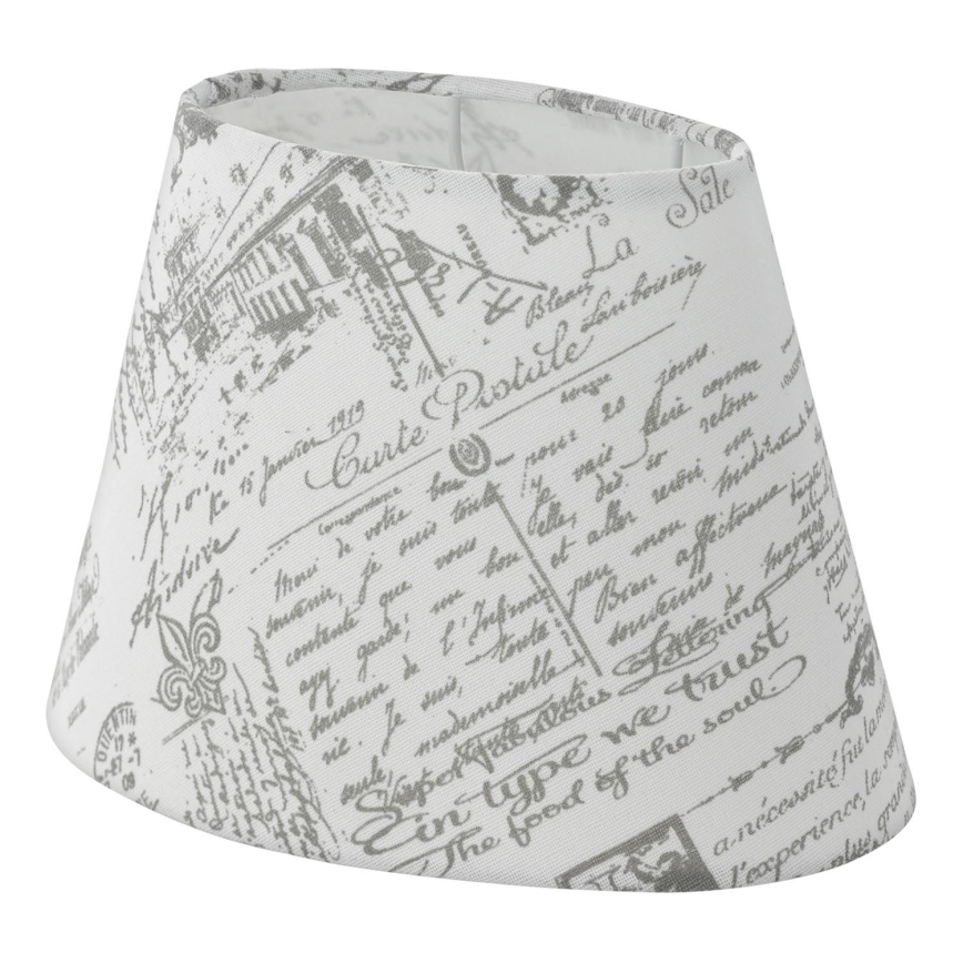 Eglo 49965 - Abażur tekstylny do lampy podłogowej VINTAGE E14/E27 Paryż śr. 25 cm