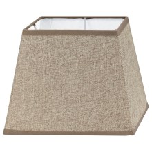 Eglo 49974 - Abażur tekstylny VINTAGE E14/E27 brązowy 16,5x24 cm