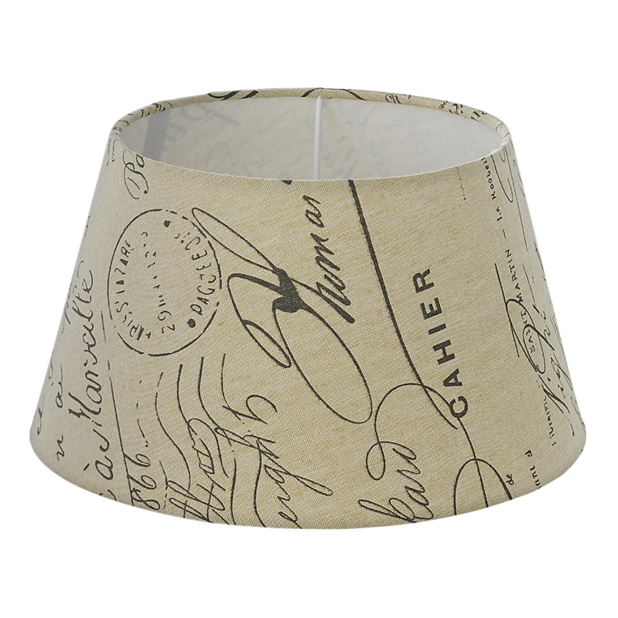 Eglo 49987 - Abażur tekstylny do lampy podłogowej VINTAGE E14/E27 śr. 25 cm
