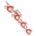 EGLO 51885 - Lampa sufitowa ROSARO 4xG9/40W czerwony/biały