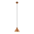 Eglo 54513 - LED żyrandol na lince 1xE27/6W/230V miedziany