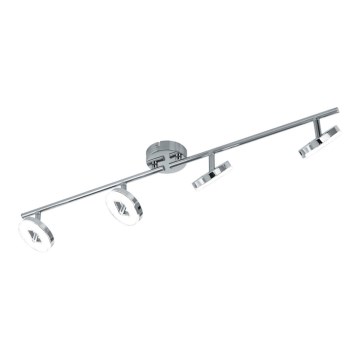 Eglo 54676 - Oprawa punktowa LED 4xLED/6W/230V, matowy chrom