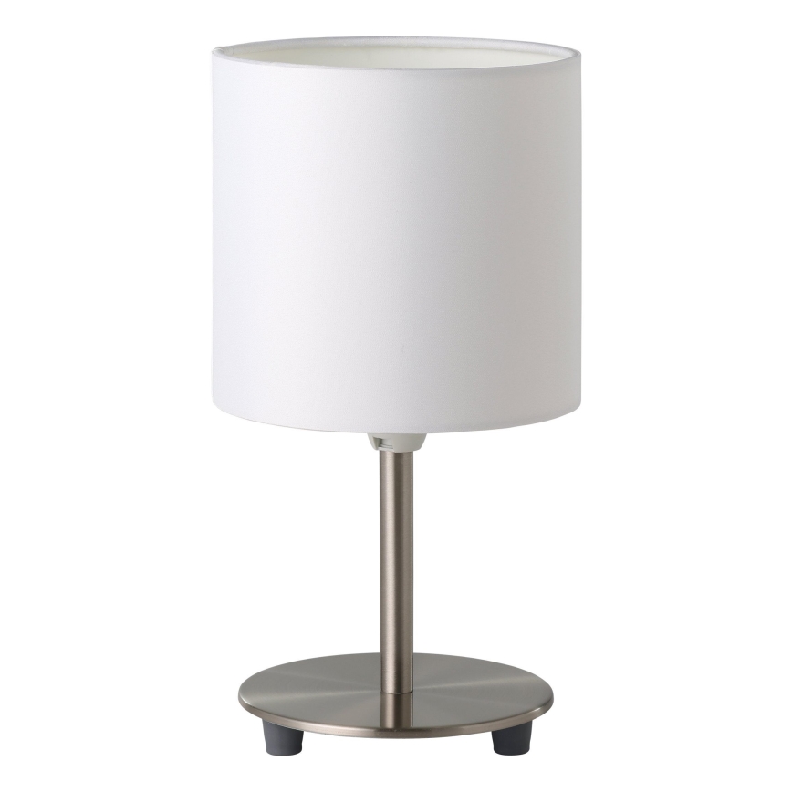 Eglo 54744 - Lampa stołowa ANADIA 1xE14/40W/230V biała/matowy chrom