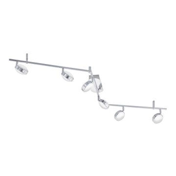 Eglo 54762 - Oprawa punktowa LED SALTO 6xLED/5,4W/230V błyszczący chrom