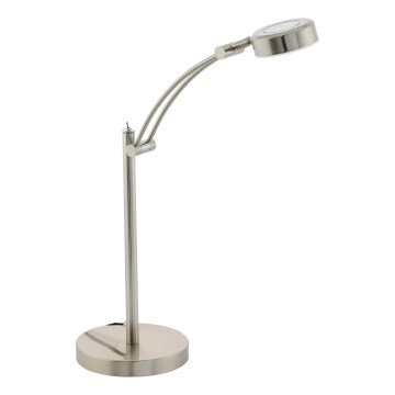 Eglo 54873 - LED Lampa stołowa LED/6W/230V 3000K matowy chrom