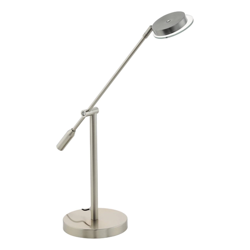 Eglo 54876 - LED Lampa stołowa LED/6,5W/230V 3000K matowy chrom