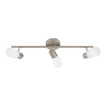 Eglo 55023 - Oprawa punktowa LED 3xE14/4W/230V matowy chrom