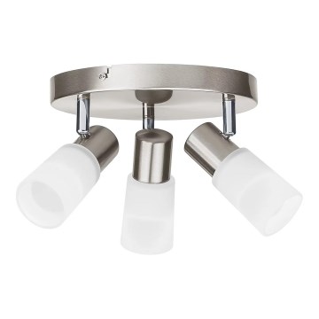 Eglo 55066 - Oprawa punktowa LED 3xE14/4W/230V matowy chrom