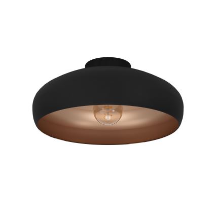 Eglo 55248 - Plafon MOGANO 1xE27/60W/230V czarny