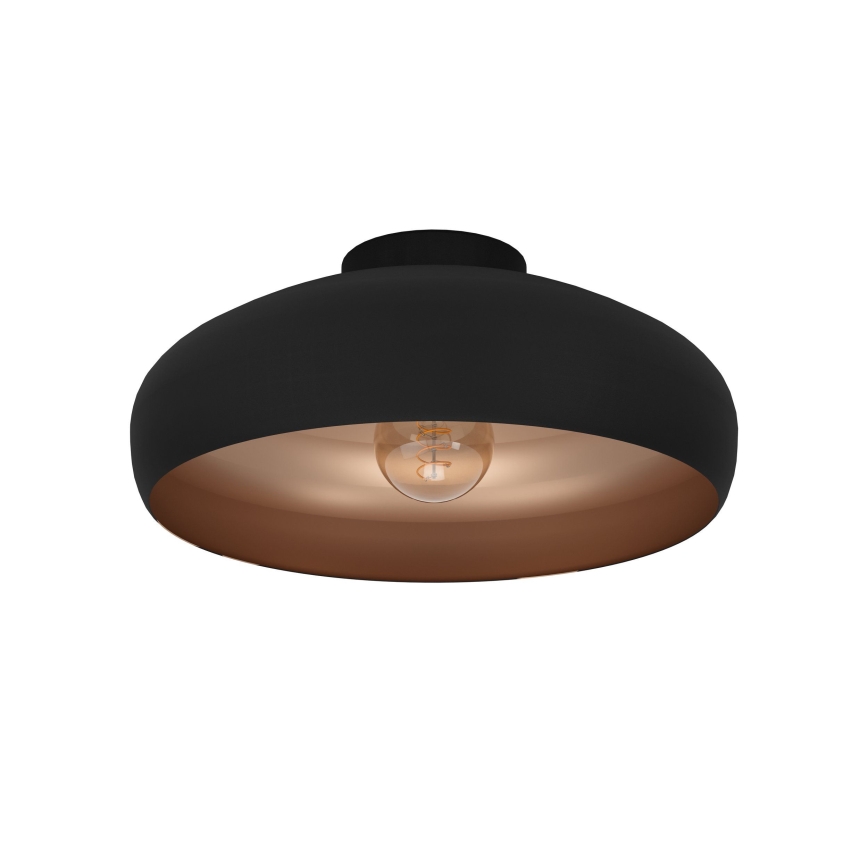 Eglo 55248 - Plafon MOGANO 1xE27/60W/230V czarny