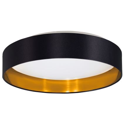 Eglo 55267 - Lampa sufitowa MASERLO LED/16W/230V 3000K średnica 40,5 cm czarna/miedziana