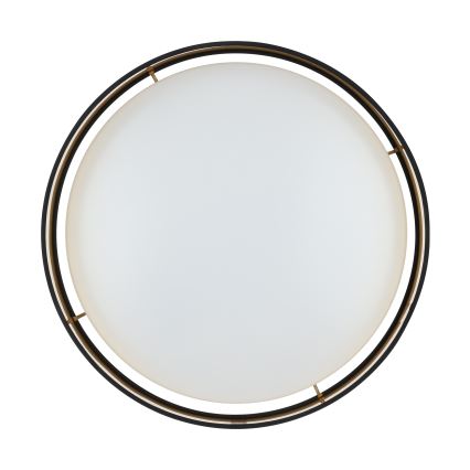 Eglo 55267 - Lampa sufitowa MASERLO LED/16W/230V 3000K średnica 40,5 cm czarna/miedziana