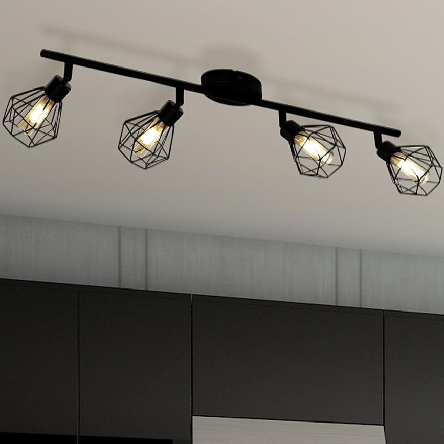 Eglo 55301 - Oprawa punktowa LED ZAPATA 4xG9/3W/230V czarna