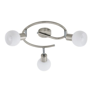 Eglo 55427 - LED lampa punktowa 3xE14/4W/230V śr. 27 cm matowy chrom