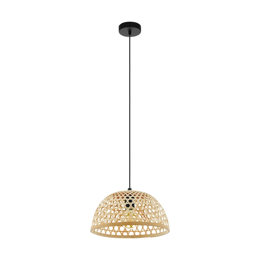 Eglo 55695 - Żyrandol na lince CLAVERDON 1xE27/40W/230V śr. 37 cm beżowy