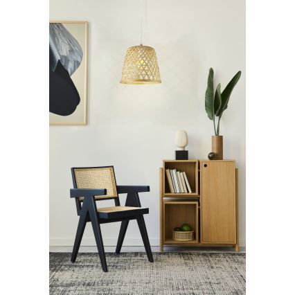 Eglo 55696 - Lampa wisząca na lince KIRKCOLM 1xE27/60W/230V beżowa