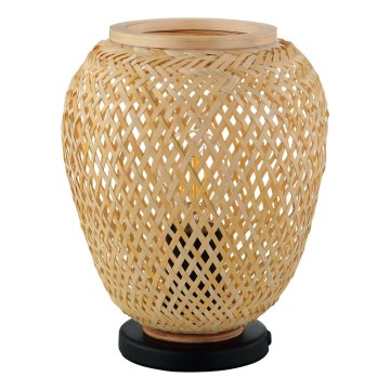 Eglo 55699 - Lampa stołowa DEMBLEBY 1xE27/40W/230V beżowa