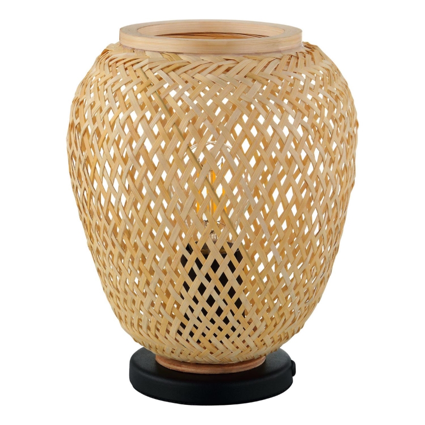 Eglo 55699 - Lampa stołowa DEMBLEBY 1xE27/40W/230V beżowa