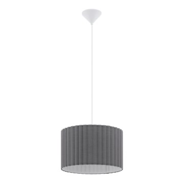 Eglo 55702 - Lampa wisząca na lince 1xE27/40W/230V szara