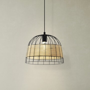 Eglo 55709 - Żyrandol na lince ANWICK 1xE27/40W/230V rattan