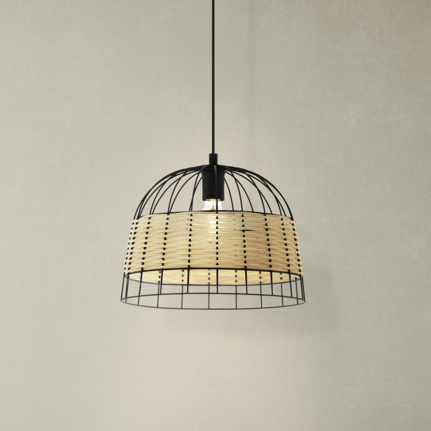 Eglo 55709 - Żyrandol na lince ANWICK 1xE27/40W/230V rattan