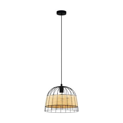 Eglo 55709 - Żyrandol na lince ANWICK 1xE27/40W/230V rattan