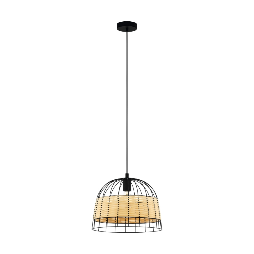 Eglo 55709 - Żyrandol na lince ANWICK 1xE27/40W/230V rattan