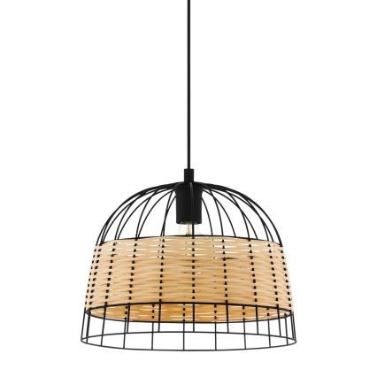 Eglo 55709 - Żyrandol na lince ANWICK 1xE27/40W/230V rattan