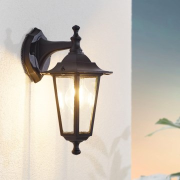 Eglo 55763 - LED zewnętrzna lampa ścienna 1xE27/4W/230V IP44 czarna