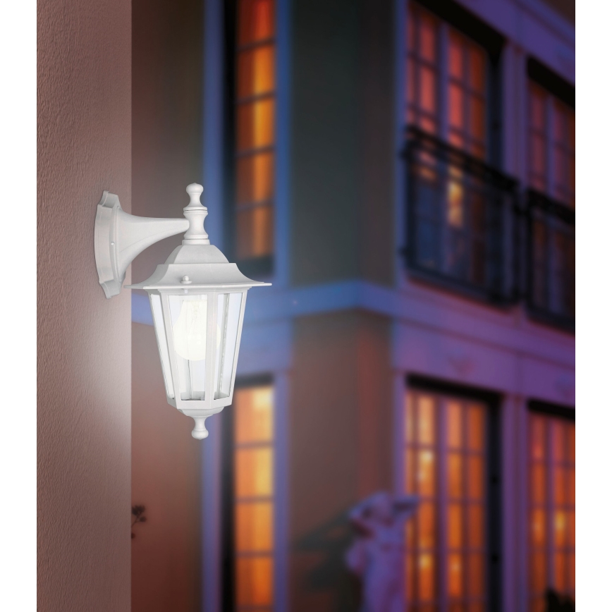 Eglo 55764 - Kinkiet zewnętrzny LED 1xE27/4W/230V IP44 biały