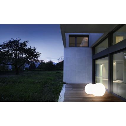 Eglo 55783 - LED RGBW Lampa zewnętrzna MONTEROLO-C 1xE27/9W/230V IP65 śr. 30 cm + pilot do zdalnego sterowania