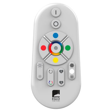 Eglo 55784 - LED RGBW Oświetlenie zewnętrzne MONTEROLO-C 1xE27/9W/230V IP65 śr. 39 cm + pilot zdalnego sterowania