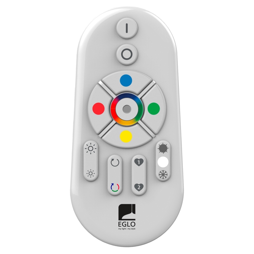Eglo 55784 - LED RGBW Oświetlenie zewnętrzne MONTEROLO-C 1xE27/9W/230V IP65 śr. 39 cm + pilot zdalnego sterowania