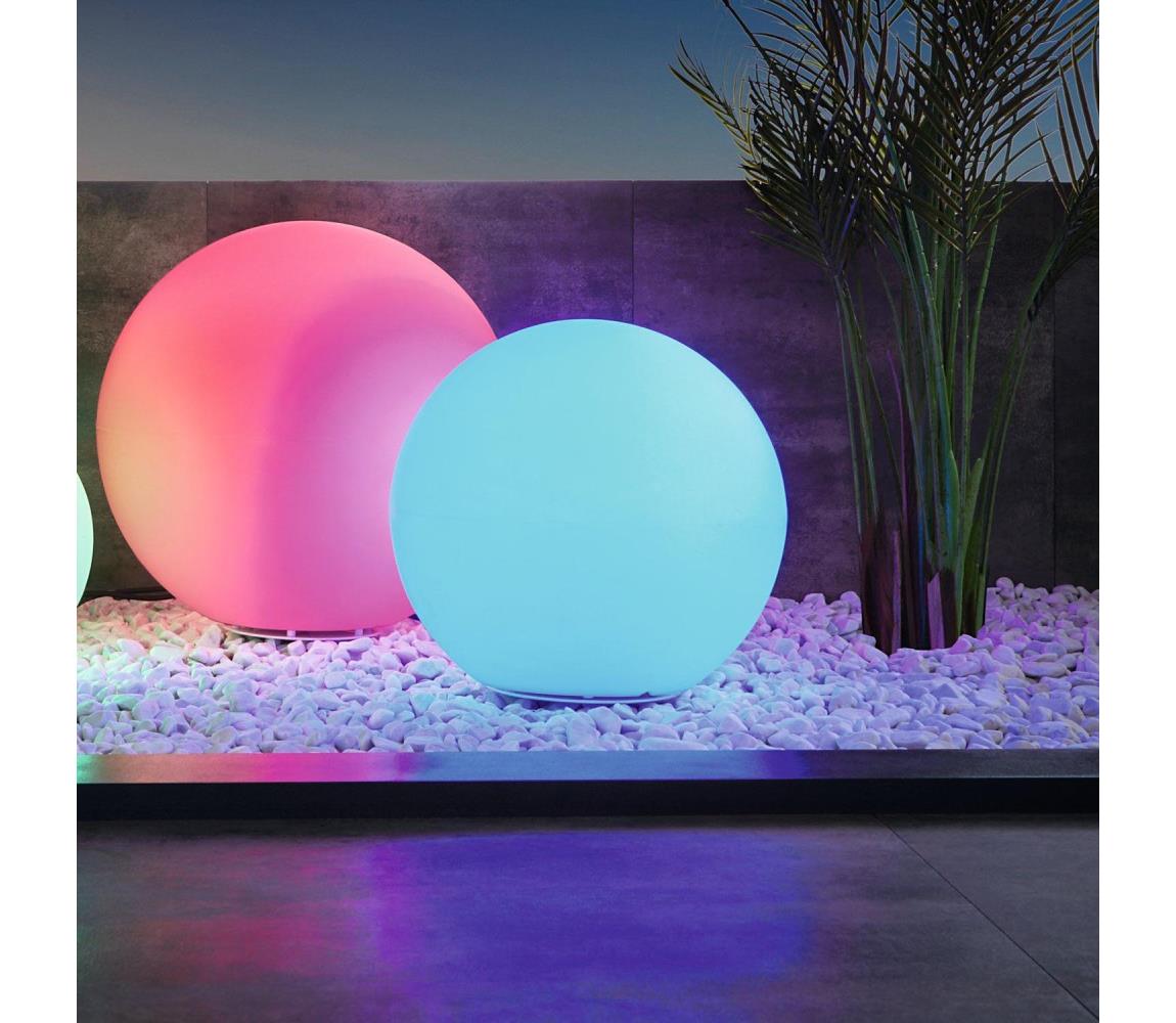 Eglo 55786-LED RGBW Lampa zewnętrzna MONTEROLO-C 1xE27/9W/230V IP65 śr.30 cm + pilot