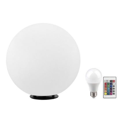 Eglo 55786 - LED RGBW Lampa zewnętrzna MONTEROLO-C 1xE27/9W/230V 2700-6500K IP65 śr. 30 cm + pilot zdalnego sterowania