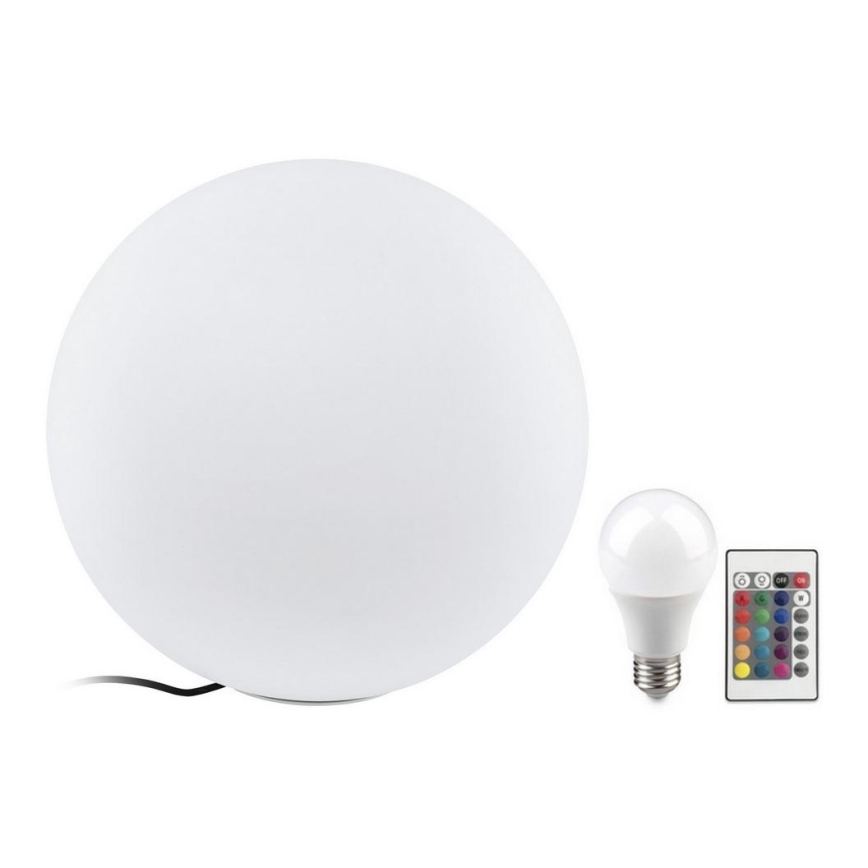 Eglo 55788 - LED RGBW Lampa zewnętrzna MONTEROLO-C 1xE27/9W/230V 2700-6500K IP65 śr. 50 cm + pilot zdalnego sterowania