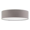 Eglo 55872 - LED lampa sufitowa 1xE27/11W/230V śr. 38 cm szara