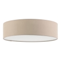 Eglo 55873 - Oprawa sufitowa LED 1xE27/11W/230V śr. 38 cm taupe