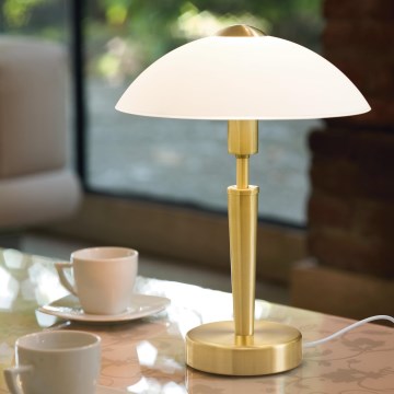 Eglo 56252 - LED Ściemnialna lampa stołowa SOLO 1xE14/4,5W/230V złota