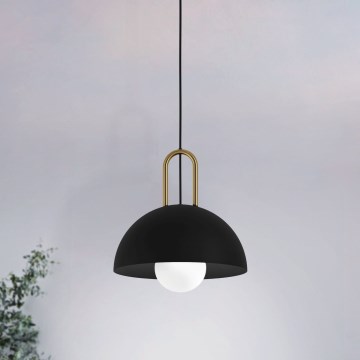 Eglo 56459 - Lampa wisząca na linkach CALMANERA 1xE27/40W/230V czarna