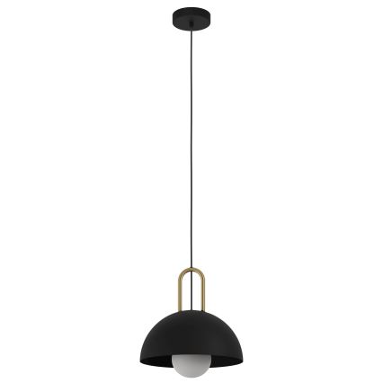 Eglo 56459 - Lampa wisząca na linkach CALMANERA 1xE27/40W/230V czarna
