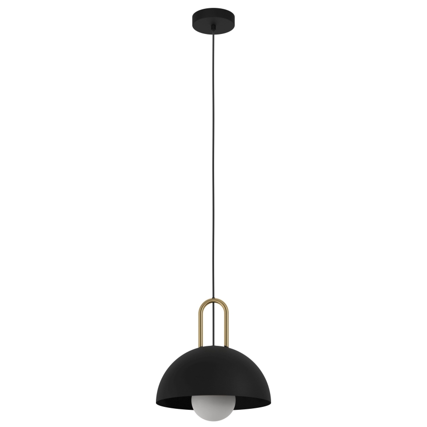 Eglo 56459 - Lampa wisząca na linkach CALMANERA 1xE27/40W/230V czarna