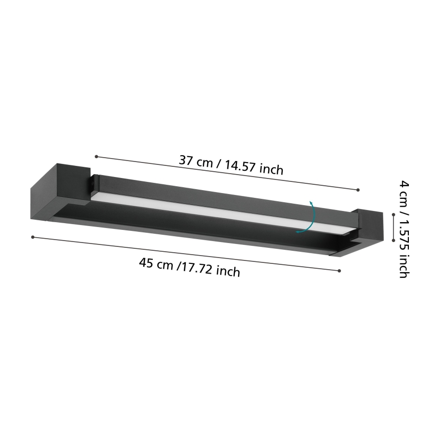 Eglo 56464 - LED Łazienkowe oświetlenie lustra GEMILIANA LED/8,9W/230V 4000K 45 cm IP44